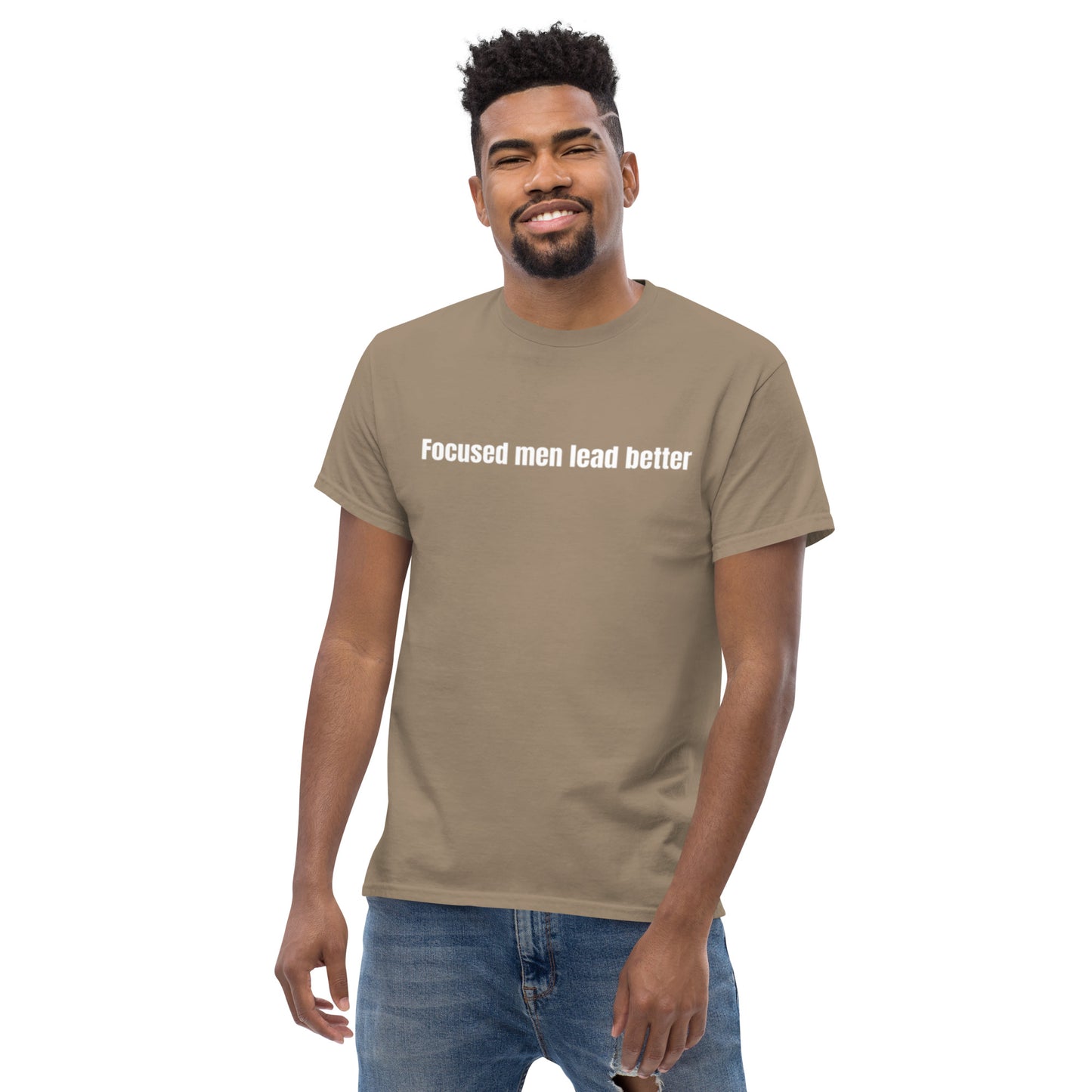 Focused Men Lead Better Men's classic tee