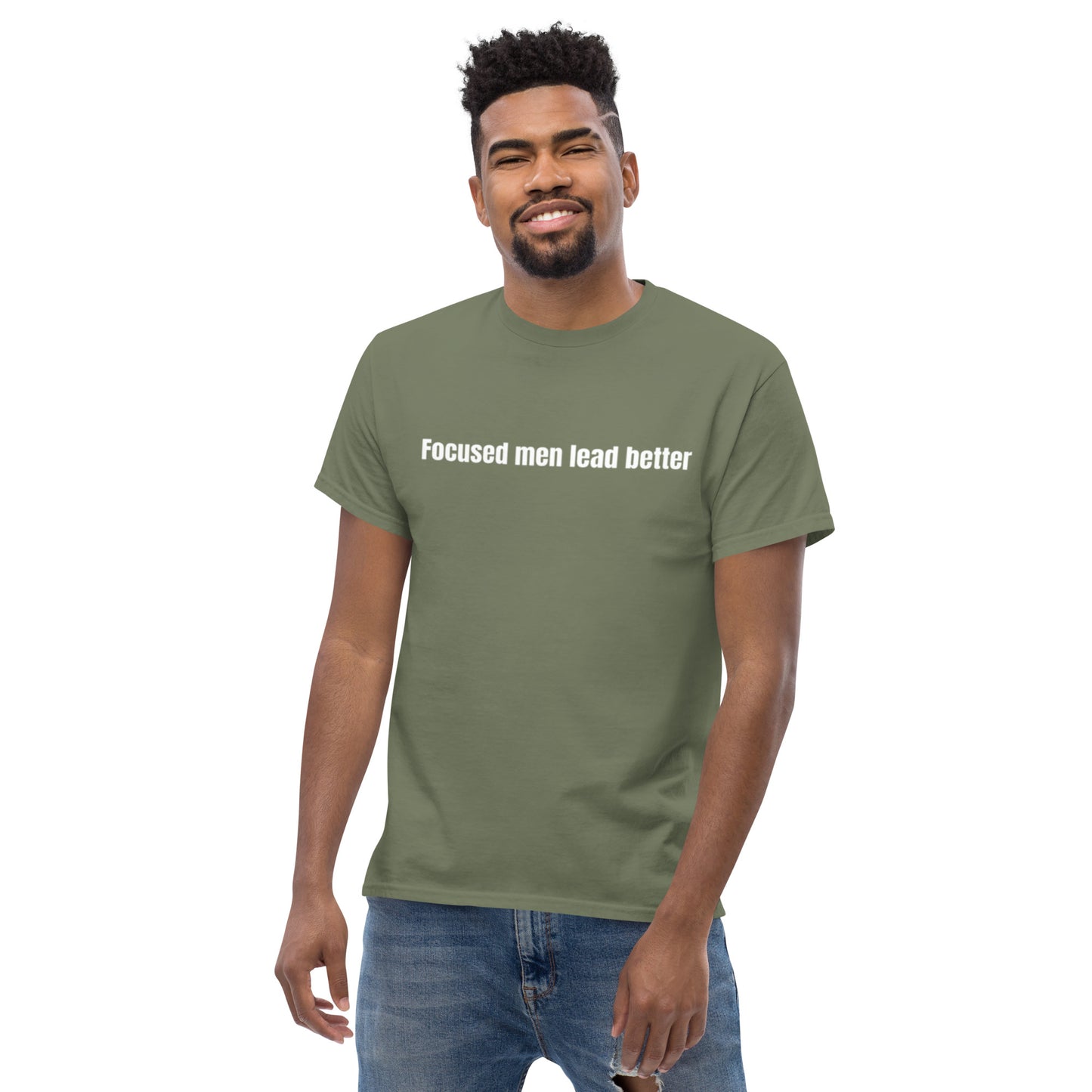 Focused Men Lead Better Men's classic tee