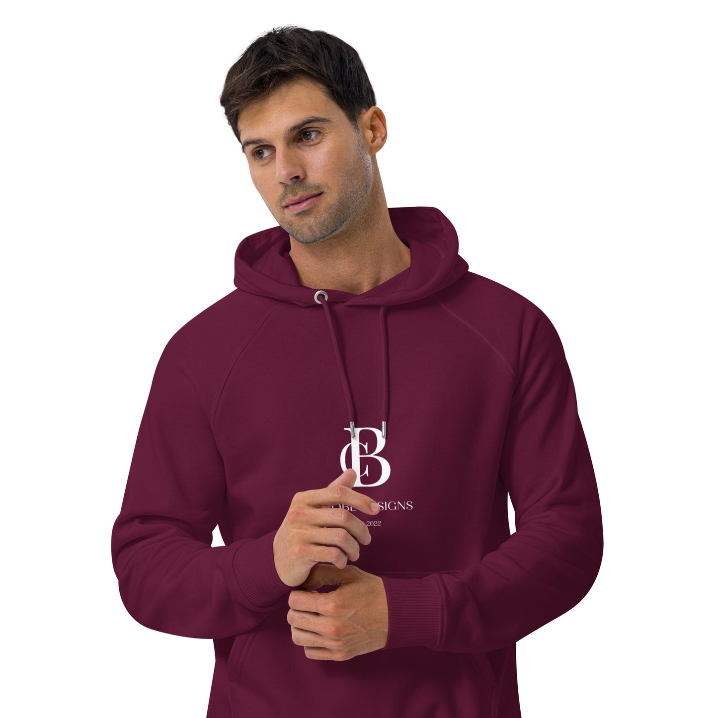 Cobe Design Unisex eco raglan hoodie