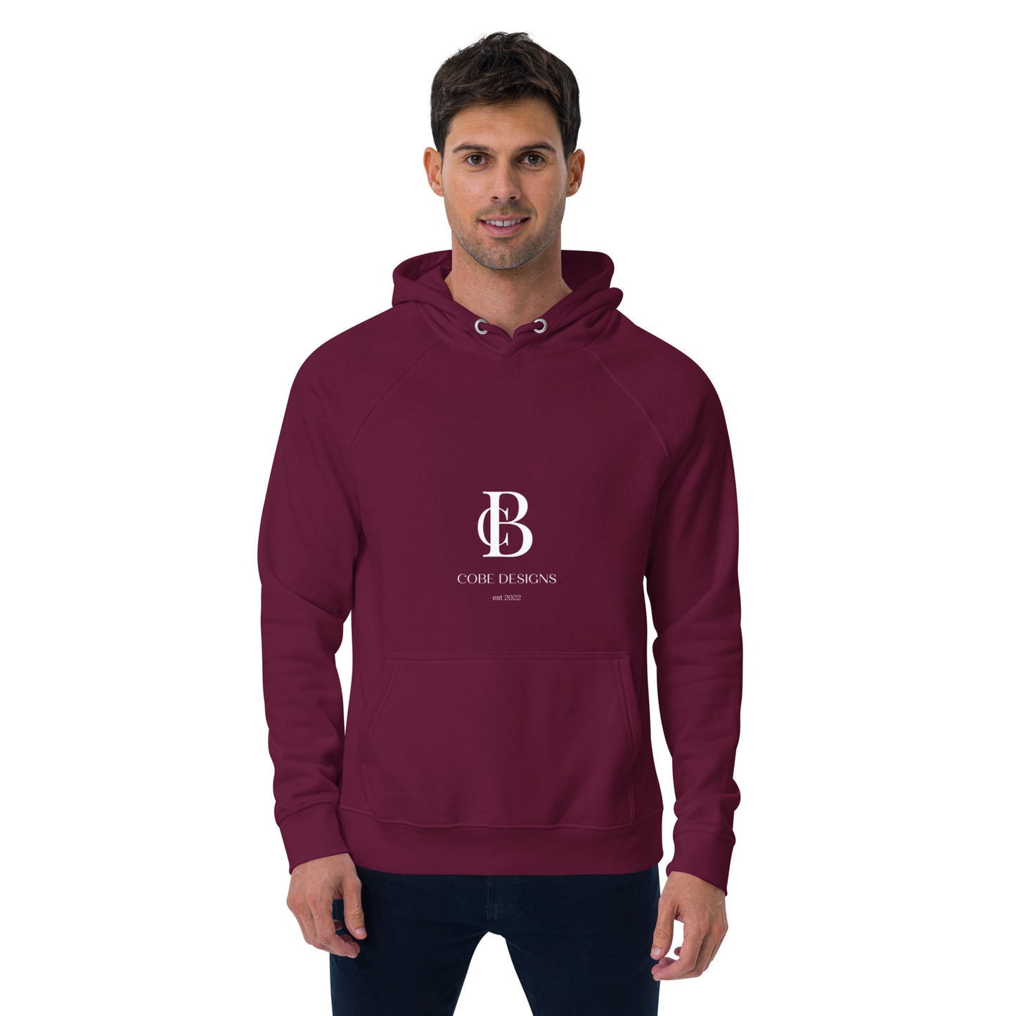 Cobe Design Unisex eco raglan hoodie