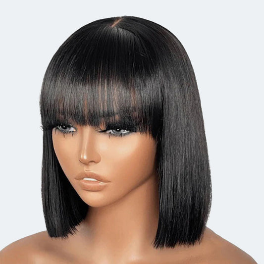 Yaki Straight Bob With Bangs