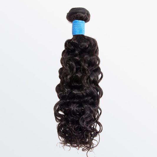 Italy Curly Virgin Brazilian Hair #1B Natural Black