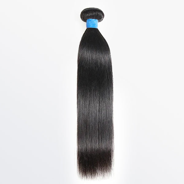 Straight Virgin Brazilian Hair #1B Natural Black